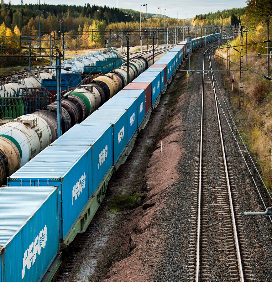 FESCO sent the first container train from China to Beliy Rast TLC in the Moscow region FESCO sent the first container train from China to Beliy Rast TLC in the Moscow region