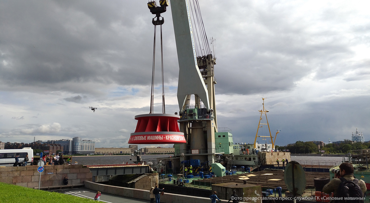 FESCO to deliver over 500 tons of “Power Machines” hydraulic equipment from St. Petersburg to the Krasnoyarsk hydropower plant FESCO to deliver over 500 tons of “Power Machines” hydraulic equipment from St. Petersburg to the Krasnoyarsk hydropower plant